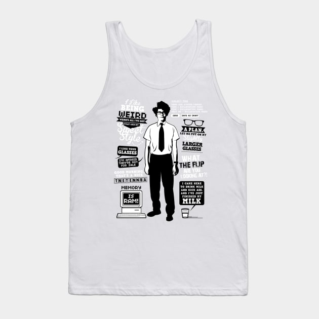 Moss Quotes Tank Top by TomTrager